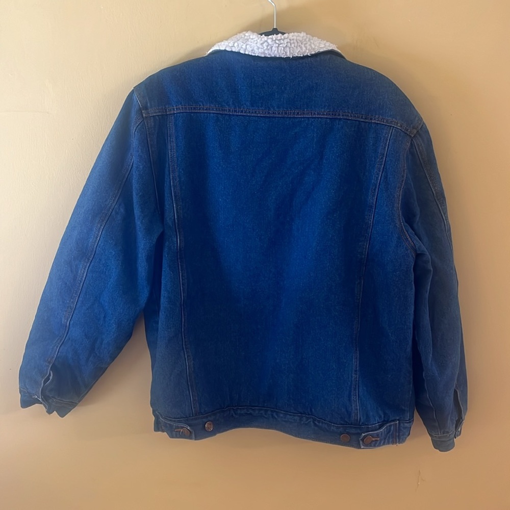N40 Gear Faux Sherpa Denim Jean Jacket - Picture 3 of 3